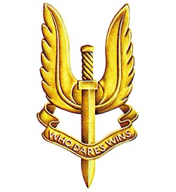 U.K. ARMY SPECIAL FORCES S.A.S. BADGE